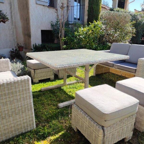 Beautiful garden furniture for 8 people - Image 2