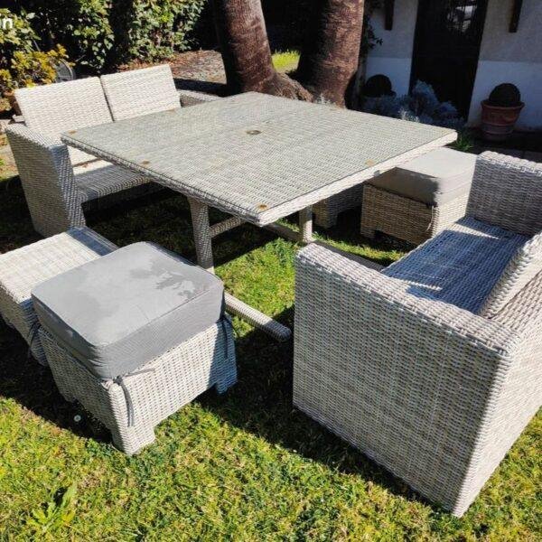 Beautiful garden furniture for 8 people - Image 3