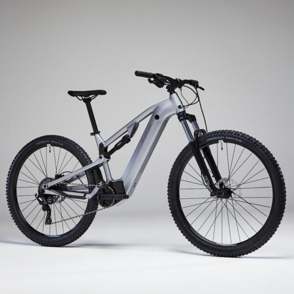 Vélo VTT électrique suspendu 29" E-EXPL 500 S Gris métal - Image 4